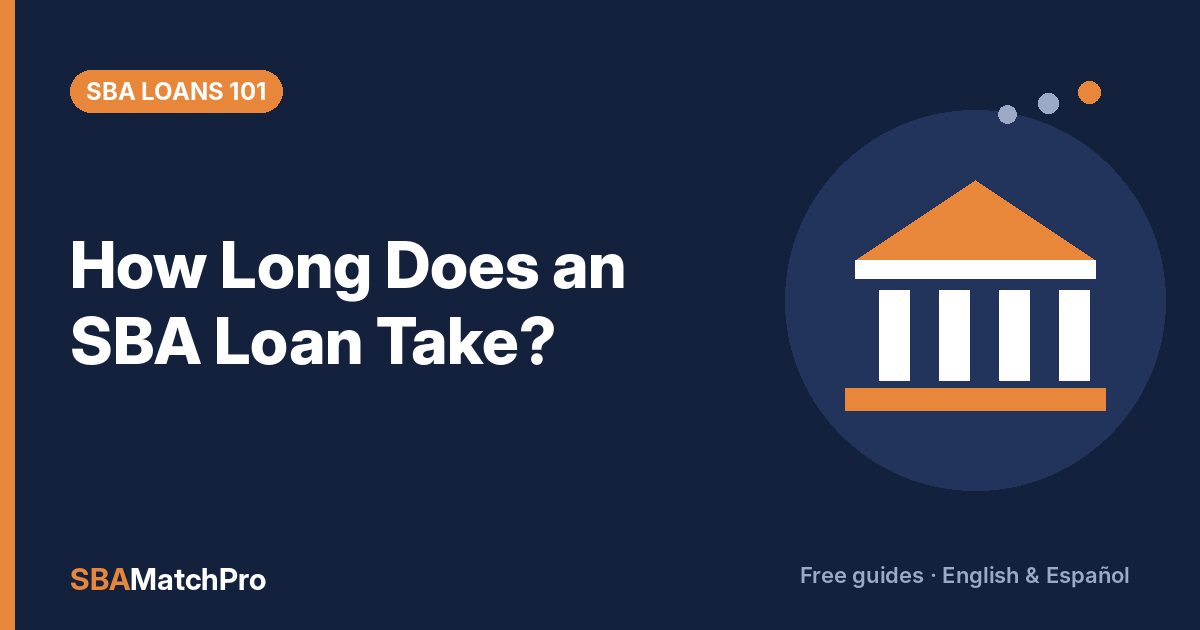 How Long Does an SBA Loan Take?