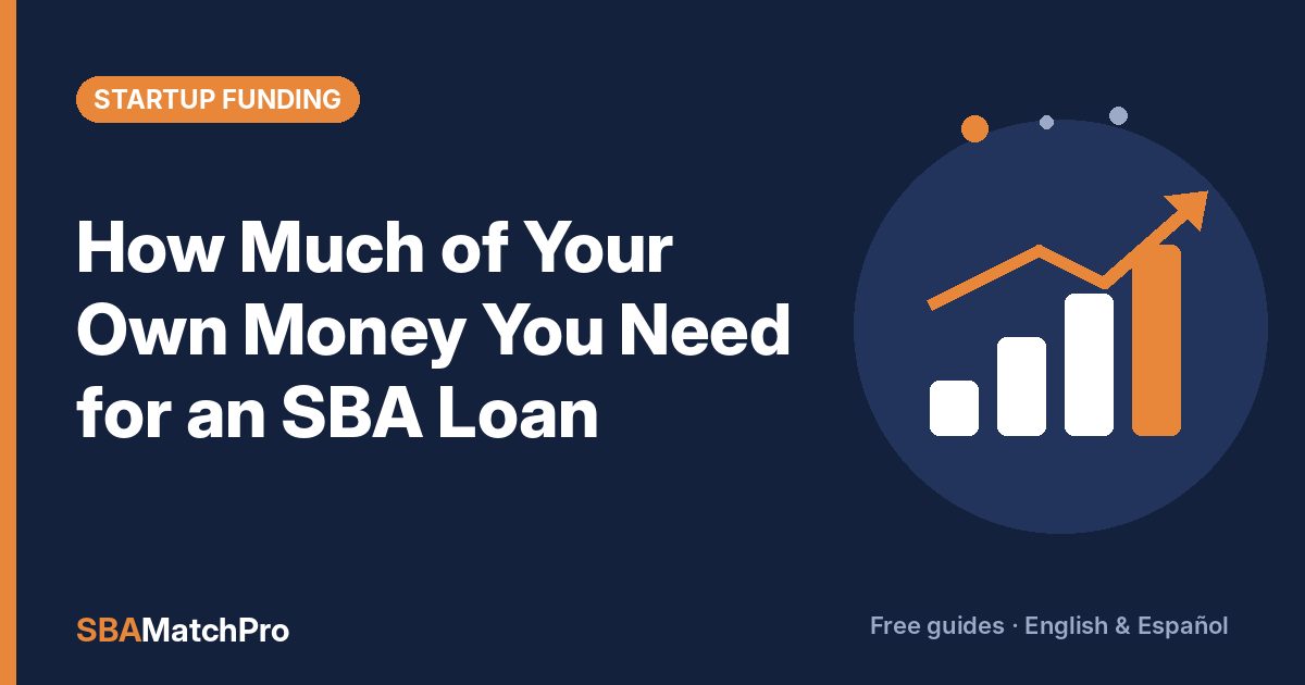 How Much of Your Own Money You Need for an SBA Loan