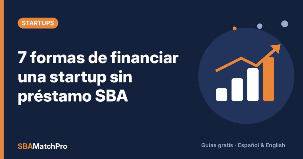 7 formas de financiar una startup sin préstamo SBA