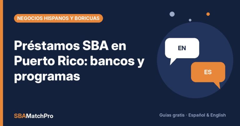 Préstamos SBA en Puerto Rico: bancos y programas