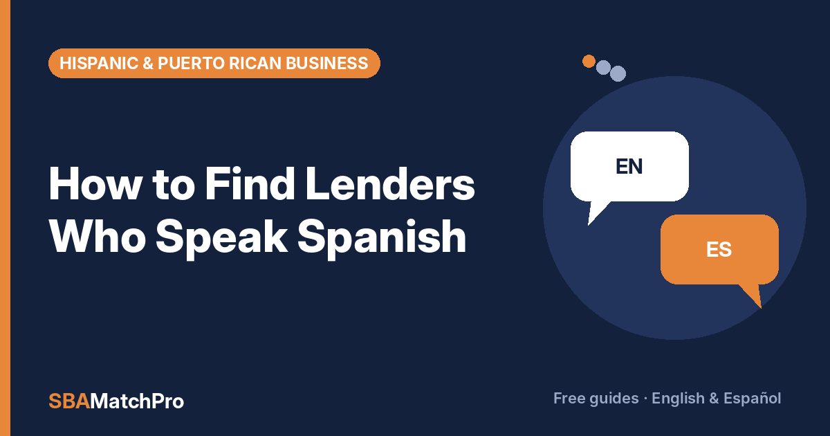 How to Find Lenders Who Speak Spanish
