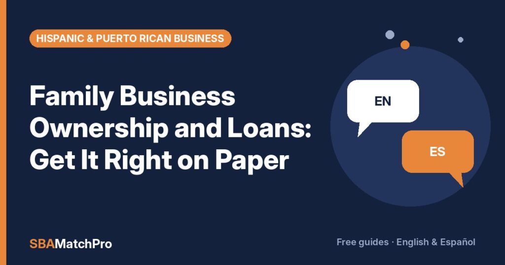 Family Business Ownership and Loans: Get It Right on Paper
