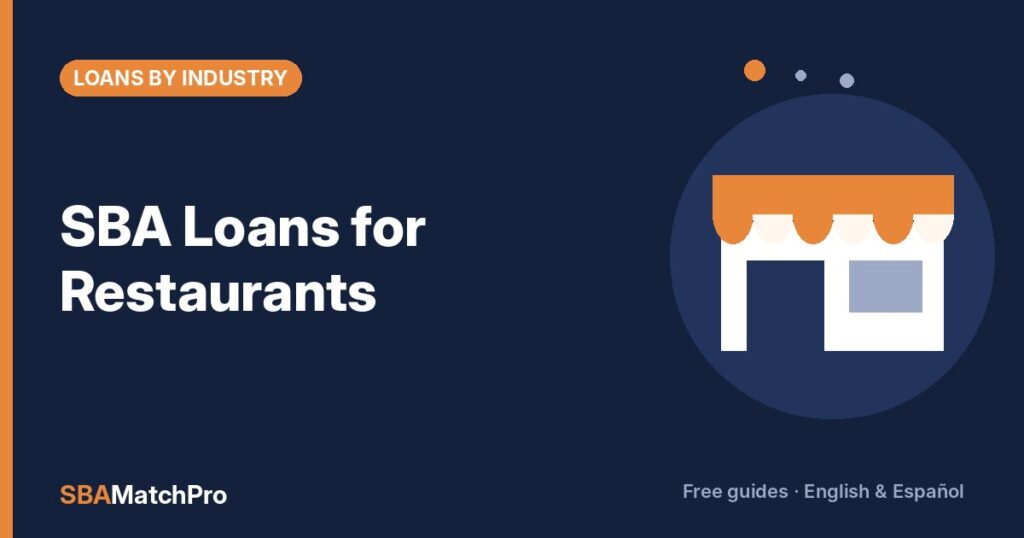SBA Loans for Restaurants