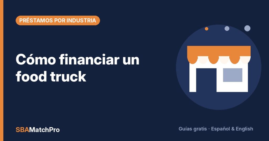 Cómo financiar un food truck