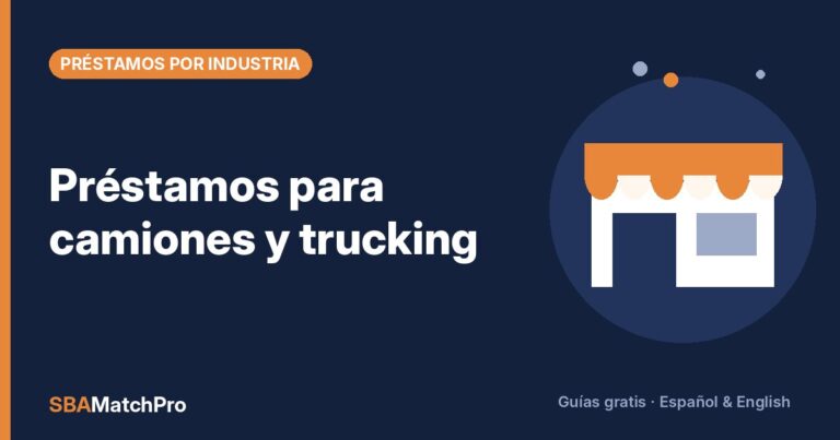 Préstamos para camiones y trucking