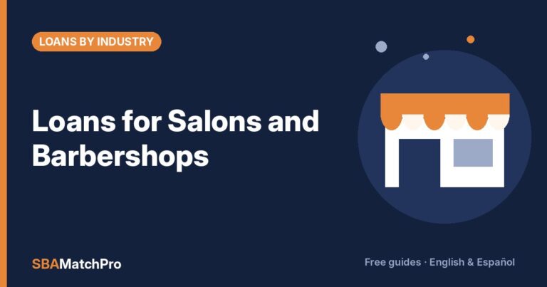 Loans for Salons and Barbershops