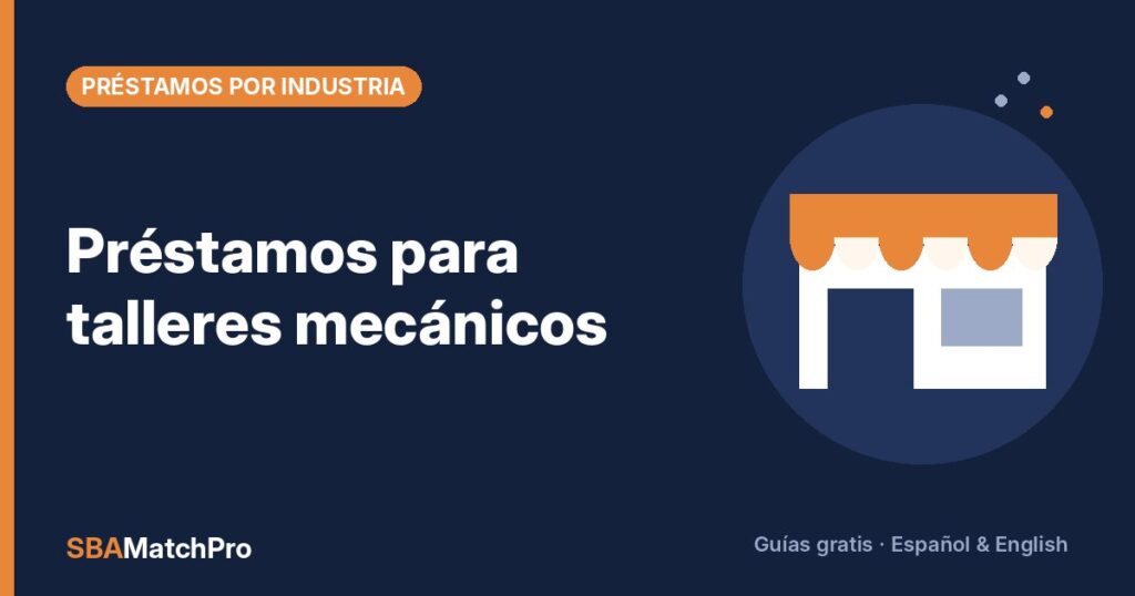 Préstamos para talleres mecánicos
