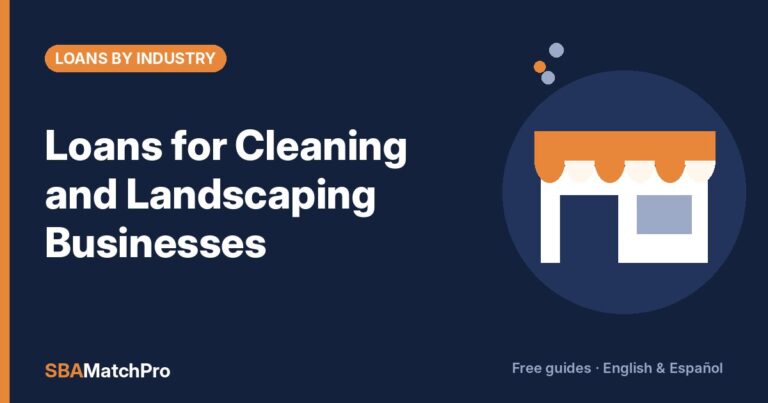 Loans for Cleaning and Landscaping Businesses