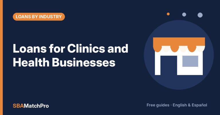 Loans for Clinics and Health Businesses