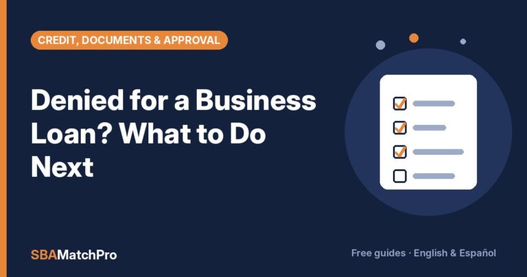 Denied for a Business Loan? What to Do Next