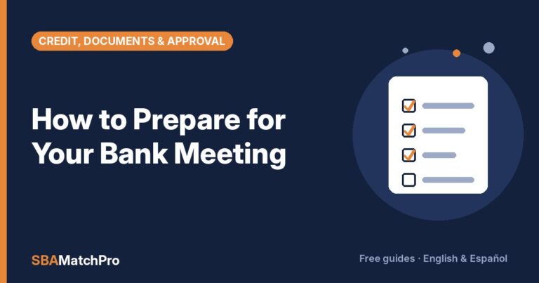 How to Prepare for Your Bank Meeting