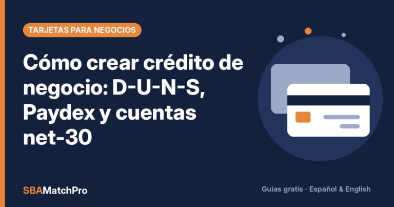Cómo crear crédito de negocio: D-U-N-S, Paydex y cuentas net-30